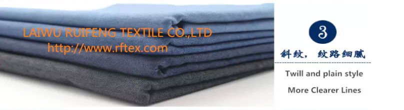  stock price denim fabric100% cotton jeans denim fabric for trouser 3