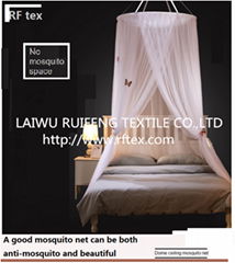 Luxury Home Round Top Fabric Mesh Mosquito Net