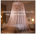 Luxury Home Round Top Fabric Mesh Mosquito Net 3