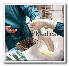 surgical gloves latex medical disposable sterile