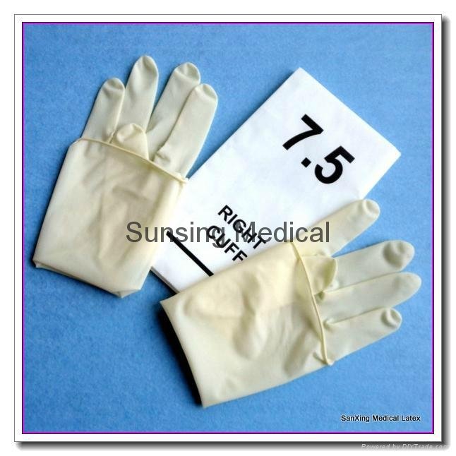 surgical gloves latex medical disposable sterile 5