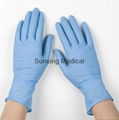 purple nitrile gloves