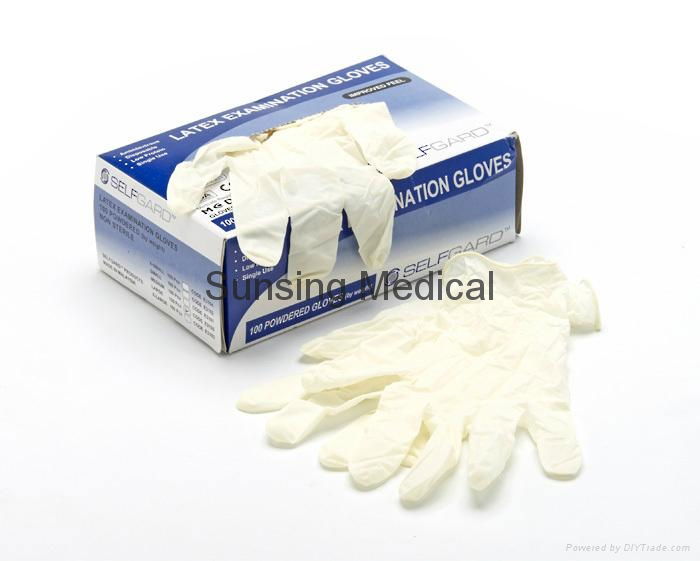 powder free latex gloves medical disposable 2