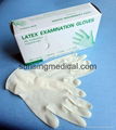 latex exam gloves medical powder free disposable