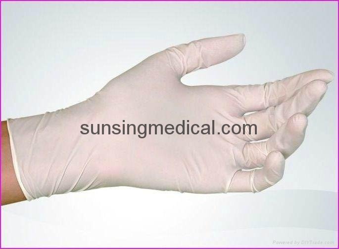 powder free latex gloves examination medical disposable