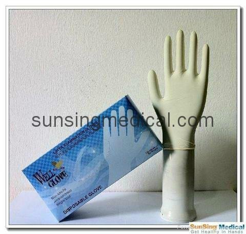 latex disposable gloves medical examination powder free 2