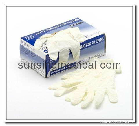 latex disposable gloves medical examination powder free 4