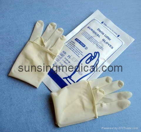 latex disposable gloves medical examination powder free 5