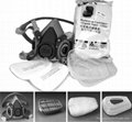 防化、防毒、防尘面具（面罩）的使用方法