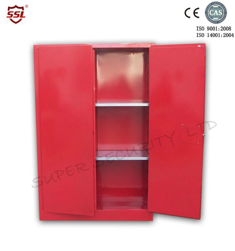 Double wall construction industrial metal combutible cabinet 45 gallon / 170L 2