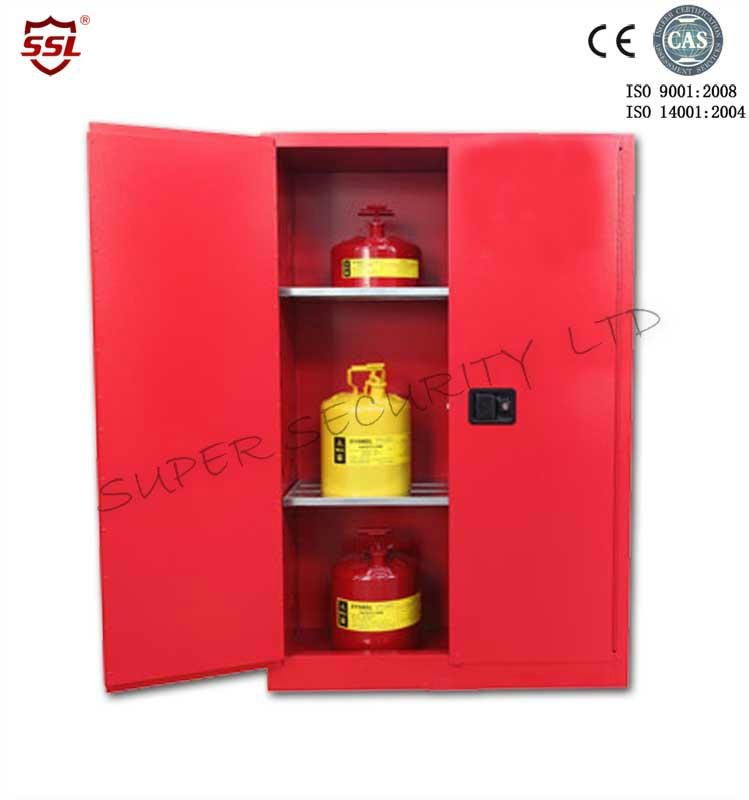 Double wall construction industrial metal combutible cabinet 45 gallon / 170L 3