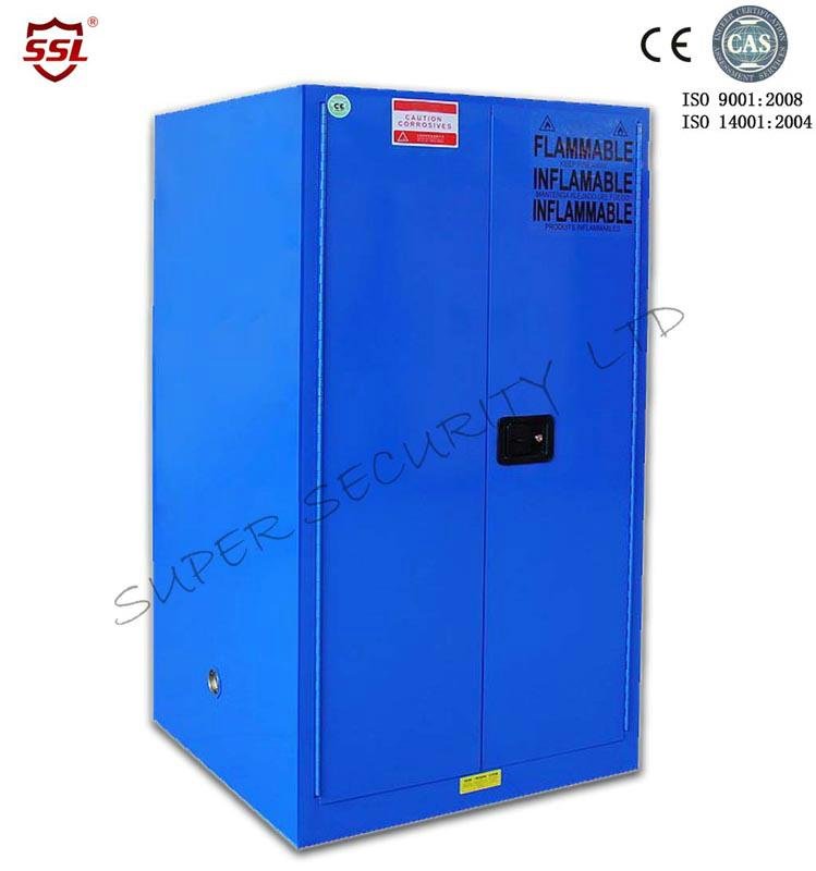 90 Gallon 3-point Self-latching Dangerous Goods Steel Chemical Cabinet 4