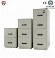 Fire Resistant Filing Cabinet 4 drawers ,2 hour fire rating cabinet