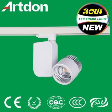 COB LED track light 30W with CE and ROHS or SAA certificate