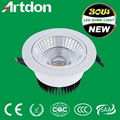 LED down Light 30W.50000hrs.Energy Saving, cold-forging heat sink 1