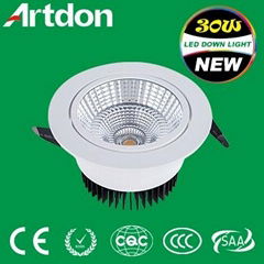 LED down Light 30W.50000hrs.Energy Saving, cold-forging heat sink