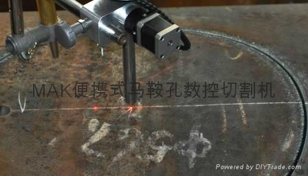 MAK便攜式馬鞍孔數控切割機 4