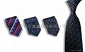 Customized logo jacquard polyester necktie 4