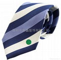 South Korea jacquard logo custom tie 4