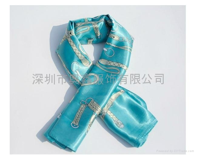 Large square silk scarf - Scarf custom 5