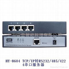 TCP/IP转RS232/485/422 4串口服务器