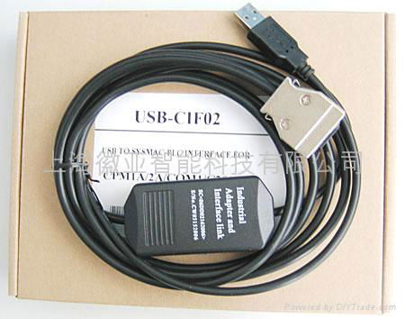 USB interfaces Omron PLC programming cable,connect PLC