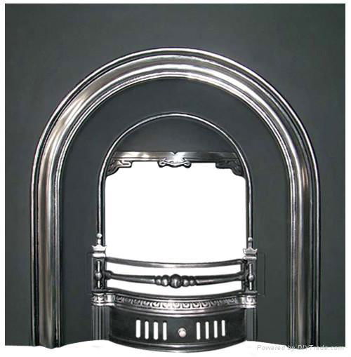 Cast iron fireplace