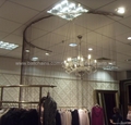 Copper ball chain curtain screen