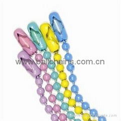  Color ball chain,Oil-painting color ball chain,Powder coated color ball chain