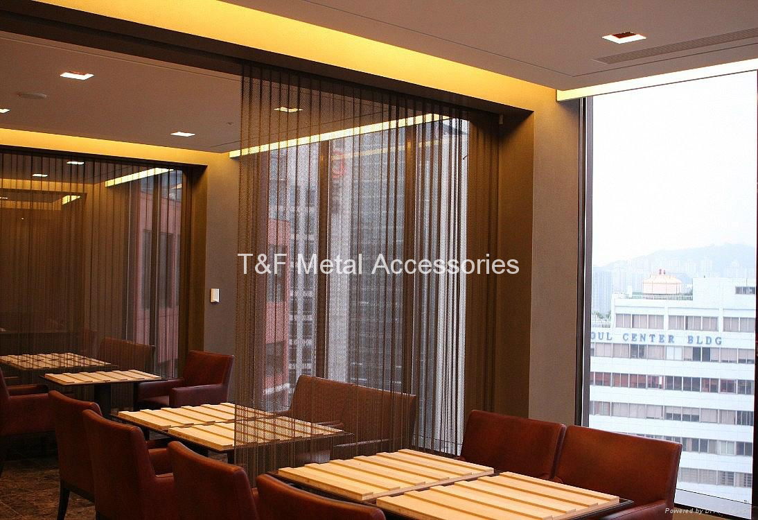 Metal Wire Mesh Curtain-In Coffee Bar