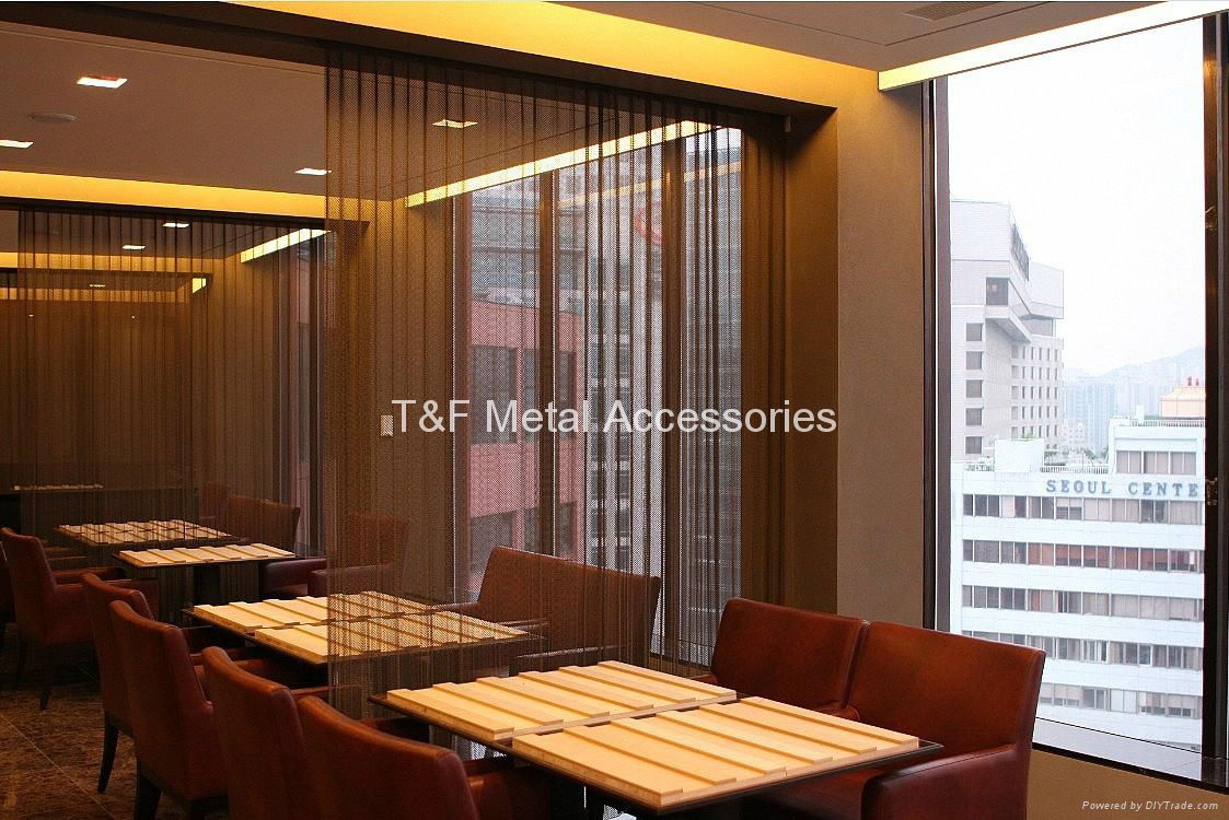 Metal Wire Mesh Curtain-In Coffee Bar 3