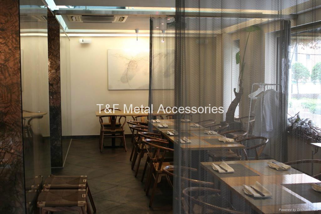 Metal Wire Mesh Curtain-In Restaurant(1)