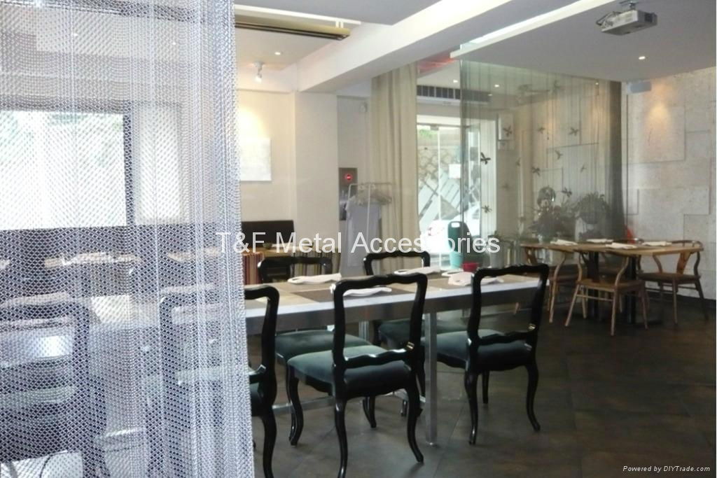 Metal Wire Mesh Curtain-In Restaurant(2) 2