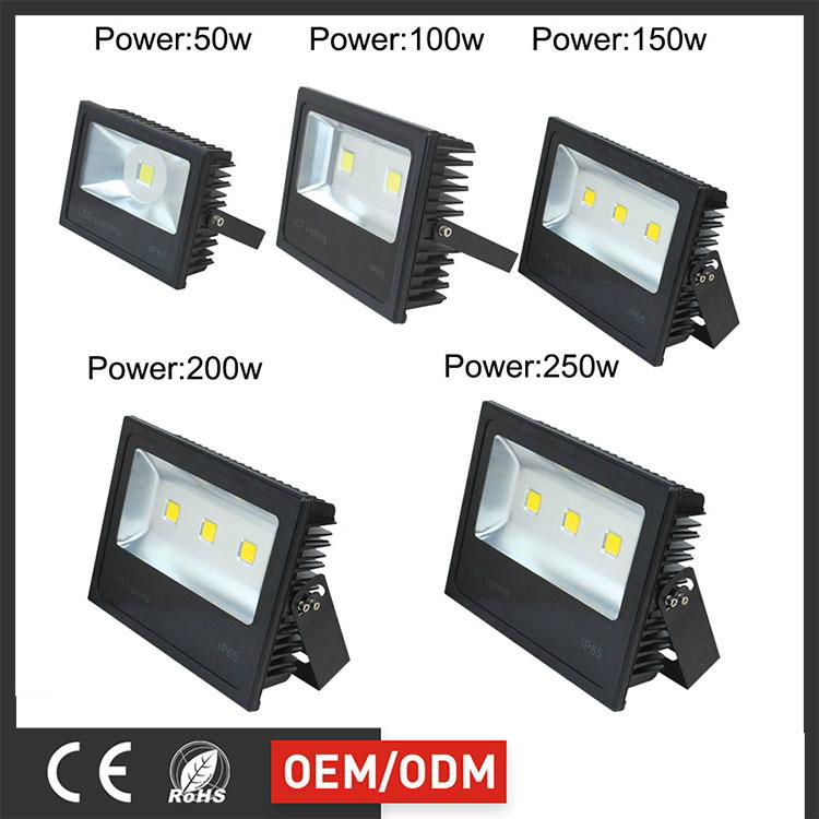  CE RoHS 150w waterproof flood light bridgelux smd outdoor led flood light 3