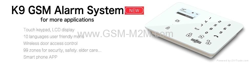 new GSM Alarm System wireless home security alarm system 2