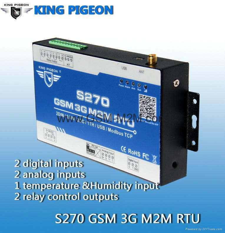 GSM GPRS RTU with multi IO For Remote Control Monitoring System 3