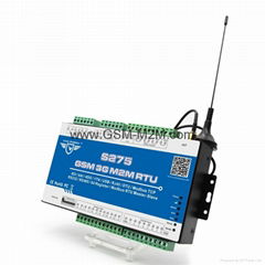 GSM SMS RTU Controller with APP 8DIN 6AIN 4DO 1Temperature RS232 RS485 RJ45 Port