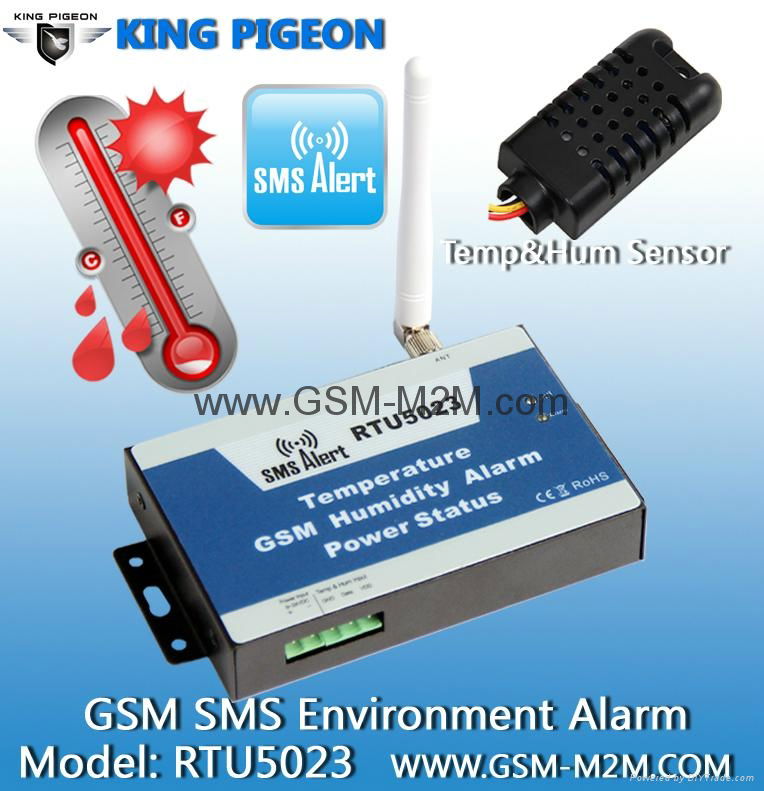 GSM SMS Temperature Controller Alarm with APP