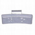 Zinc clip-on wheel weights for alloy rims 2