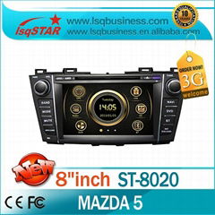 Car DVD for Mazda 5 2010-2011 with GPS,RDS Radio,ipod,V-CDC,BT,3G hot sales!