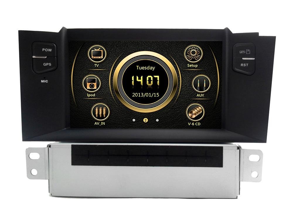Cheap Citroen C4 L car stereo with BT,radio,ipod, 6cd,gps,3g! hot selling! 3