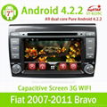 Lsqstar car dvd for FIAT Bravo 2007-2011with pure android 4.2  1