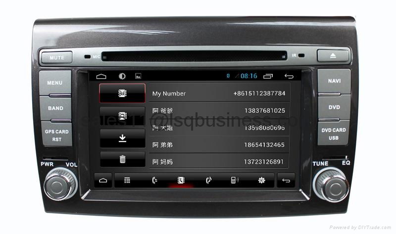 Lsqstar car dvd for FIAT Bravo 2007-2011with pure android 4.2  5