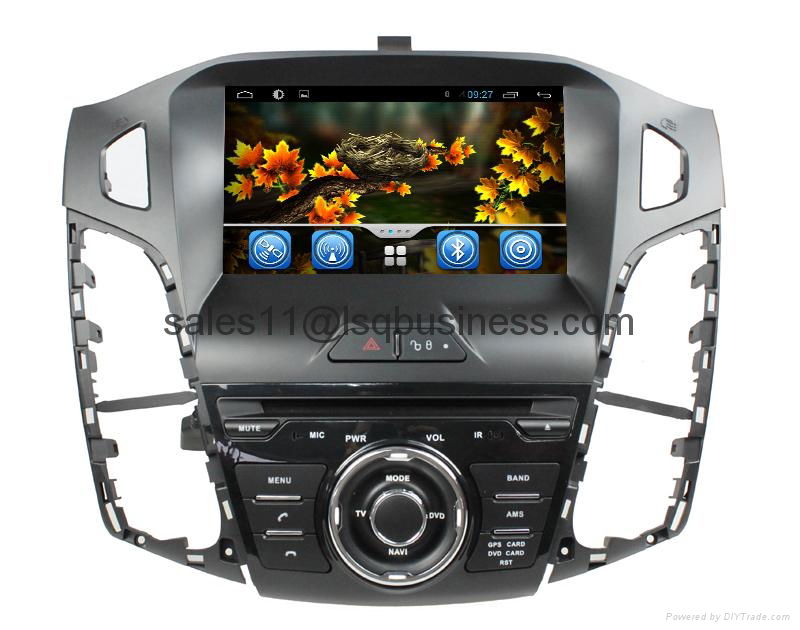 Android 4.2 capacitive touch screen car DVD player for Ford Focus 2012 4