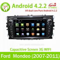 Android 4.2 Car auto radio dvd player for Ford Mondeo (2007-2011)