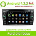 Android 4.2 Car multimedia radio gps dvd player for Ford old focus1999-2006 