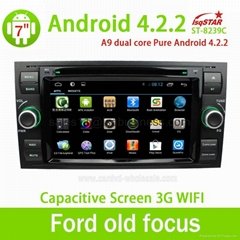 Android 4.2 Car multimedia radio gps dvd player for Ford old focus1999-2006 