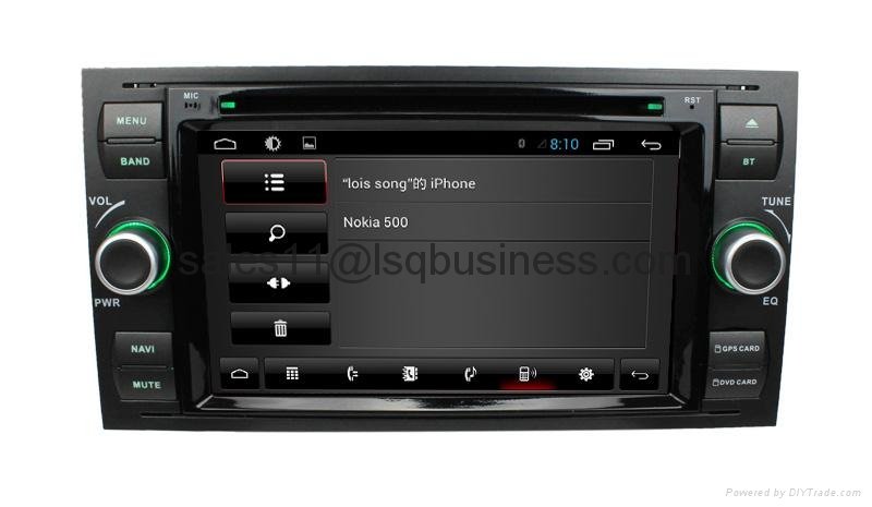 Android 4.2 Car multimedia radio gps dvd player for Ford old focus1999-2006  3