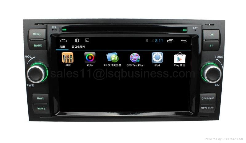 Android 4.2 Car multimedia radio gps dvd player for Ford old focus1999-2006  5