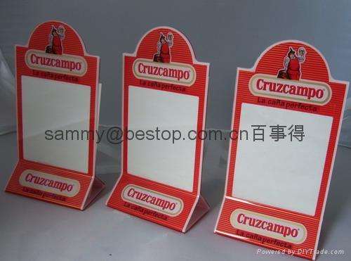 acrylic menu holder/table stands/table tent/SIGN  HOLDER